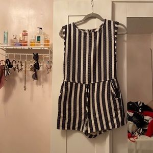 Stripped romper